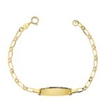 18K PULSERA ESCLAVA ORO AMARILLO CARTIER 1X1, 14CM