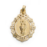 9K MEDALLA ORO AMARILLO VIRGEN INMACULADA 9K 31X23MM