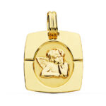 9K MEDALLA ORO AMARILLO ANGEL BURLON 20X17 MM