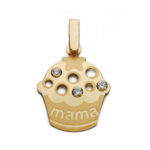 9K COLGANTE ORO AMARILLO MADRE, 21X16 MM