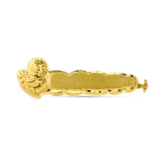 9K ALFILER ORO AMARILLO POLLITO 28X9 MM