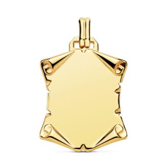 9K PERGAMINO LISO 28 X 21 MM 1,30 GRS