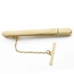 18K AGUJA S. MATE Y BRILLO 55X6 MM