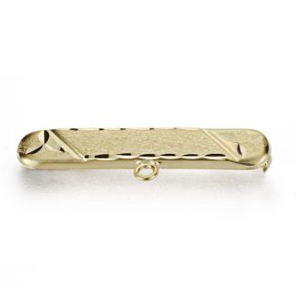 9K ALFILER BEBE ORO AMARILLO TALLADO  29X5MM