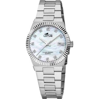 Reloj Lotus Freedom 18838/1 de Acero para Mujer con Esfera nacarada y Circonitas