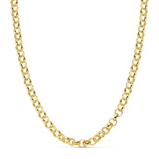 18K CADENA ORO AMARILLO ROLO HUECA 45CM 5,5 MM