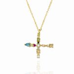 Gargantilla Inicial "X" con circonitas plata de ley