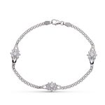 18K PULSERA ORO BLANCO COMUNION CIRCONITAS