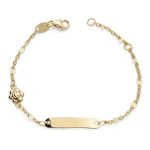 18K PULSERA ESCLAVA ORO AMARILLO MOTIVO SOL 14CM