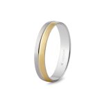 Alianza de boda bicolor 5240480 ORO 750/000 (18K)
