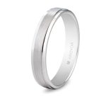 Alianza de plata 4mm plana (5740397) PLATA 925/000