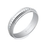 Alianza de plata 5mm facetada (5750152) PLATA 925/000