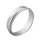 Alianza de plata 5mm facetada (5750283) PLATA 925/000
