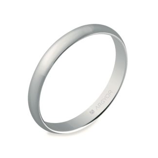 Alianza de boda oro blanco 5B305 ORO 750/000 (18K)