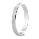 Alianza oro blanco 3mm ORO 750/000 (18K)