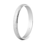 Alianza oro blanco efecto hielo (5B305H) ORO 750/000 (18K)