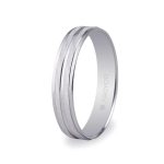 Alianza de boda oro blanco 4mm 5B40340 ORO 750/000 (18K)