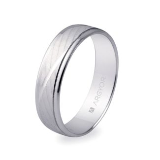 Alianza boda oro blanco 5B50329 ORO 750/000 (18K)