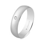 Alianza de oro blanco 5B505D ORO 750/000 (18K)