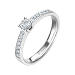 Solitario diamantes duoo 0.24ct Ref. 1015-24D