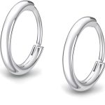 Pendiente Lotus Style Men´s in Black acero