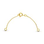 18K FORNITURA CADENA DE SEGURIDAD ORO AMARILLO CON REASA