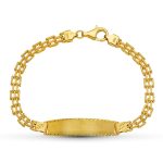18K PULSERA ESCLAVA ORO AMARILLO PANTER 19CM