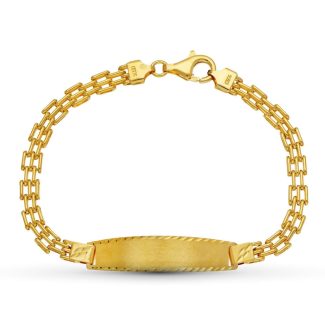 18K PULSERA ESCLAVA ORO AMARILLO PANTER 19CM