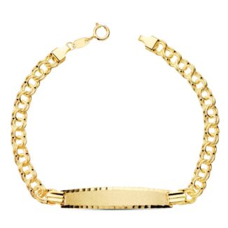 18K PULSERA ESCLAVA HUNGARA ORO AMARILLO 18,5 CM