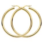 18K AROS REDONDOS HUECOS 41 X 3MM 4,00 GRS