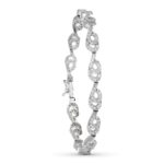 18K PULSERA ORO BLANCO CIRCONITA 19CM