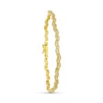 18K PULSERA ORO AMARILLO CIRCONITA 19,5 CM