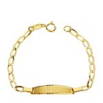 18K PULSERA ESCLAVA BILBAO ORO AMARILLO 11,5 CM