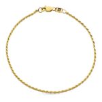 18K PULSERA ORO AMARILLO CORDON SALOMONICO ANCHO 1,5 MM 20CM