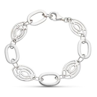 18K PULSERA ORO BLANCO 18CM