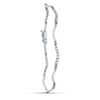18K PULSERA ORO BLANCO CIRCONITAS