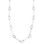 18K GARGANTILLA COLLAR ORO BLANCO 45CM