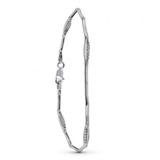 18K PULSERA ORO BLANCO CIRCONITAS
