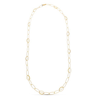 18K GARGANTILLA ORO AMARILLO ESLABONES 80CM