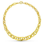 18K GARGANTILLA ORO AMARILLO ESLABONES 45CM