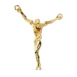 18K CRISTO DE DALI ORO AMARILLO 38X30 MM