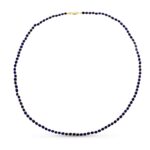 18K GARGANTILLA ORO AMARILLO LAPIZLAZULI 45CM