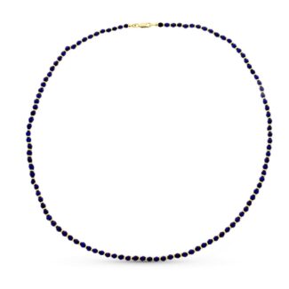 18K GARGANTILLA ORO AMARILLO LAPIZLAZULI 45CM