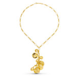 18K GARGANTILLA ORO AMARILLO COLGANTE