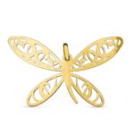 18K COLGANTE ORO AMARILLO LIBELULA 21X51 MM