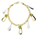 18K PULSERA BICOLOR FETICHES 19C