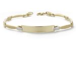 18K ESCLAVA SEÑORA BICOLOR 18CM