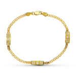 18K PULSERA ORO AMARILLO CIRCONITAS