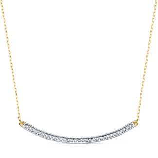 18K GARGANTILLA BICOLOR BARRA 40 MM CADENA 44 2 CM