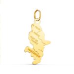 18K COLGANTE ISLA MARTINICA ORO AMARILLO 22 X 13 MM